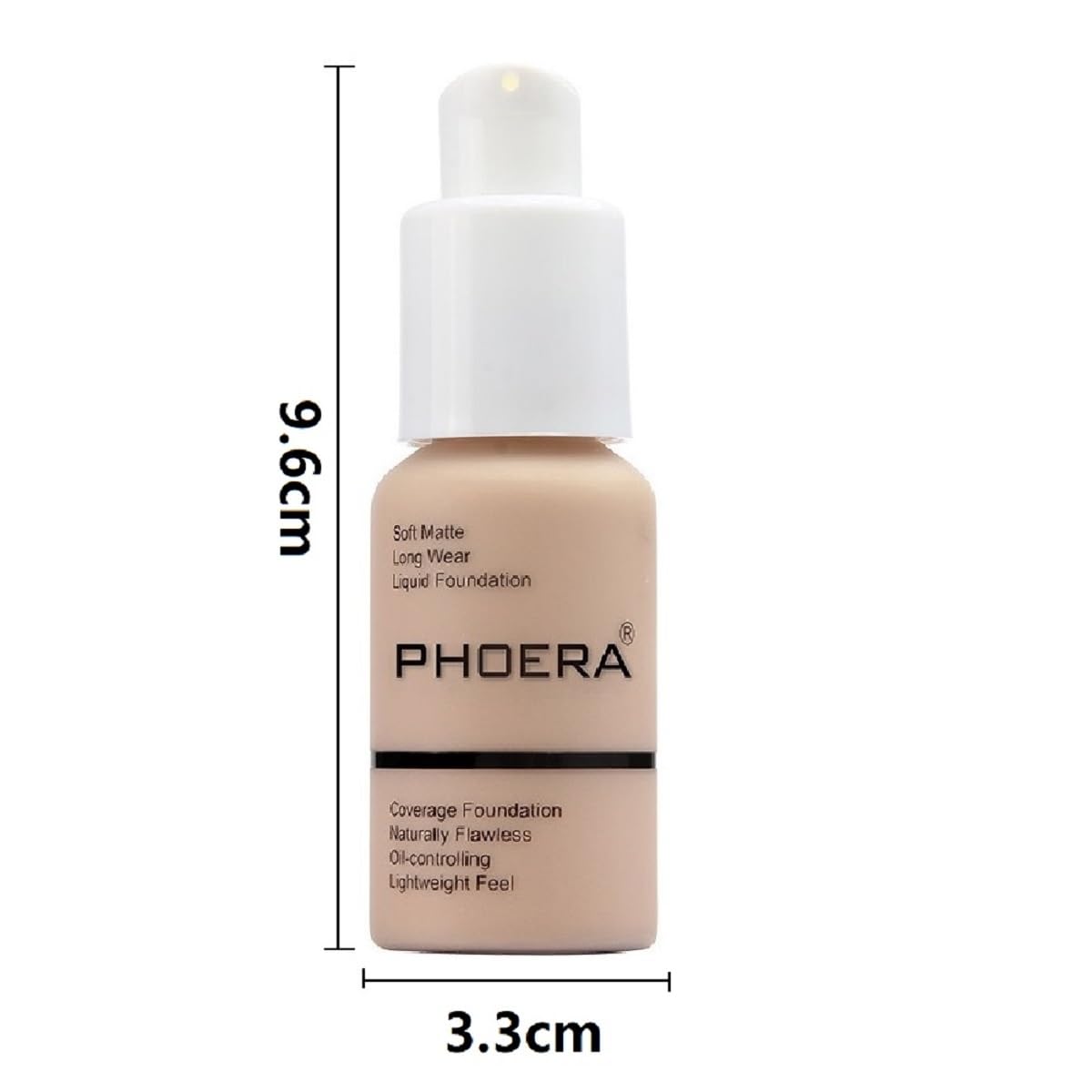 2 Pack PHOERA Foundation, Flawless Soft Matte 24HR Oil Control Full Coverage Foundation Makeup for Women.102 Nude-30m - Image 7