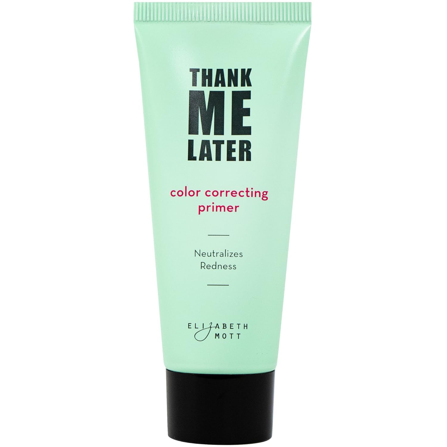Elizabeth Mott Thank Me Later Color Correcting Face Primer w Niacinamide, Neutralizes Uneven Skin Tone and Facial Redness - Grips Makeup for Long-Lasting Wear and a Hydrating Glow - Cruelty-Free, 30g