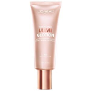 L'Oreal Paris Makeup True Match Lumi Glotion, Natural Glow Enhancer, Illuminator Highlighter Skin Tint, for an All Day Radiant Glow, Light, 1.35 Ounces