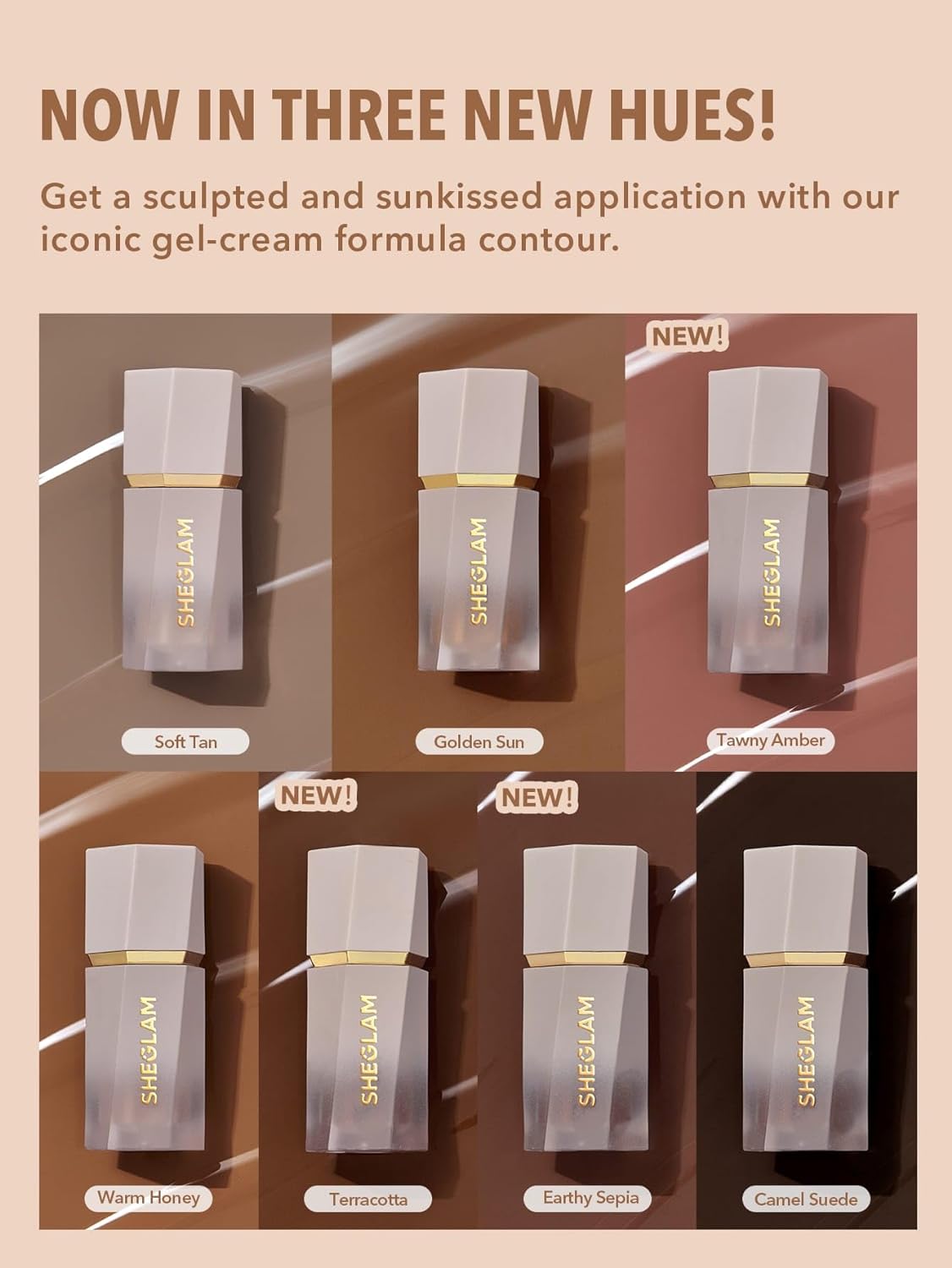 SHEGLAM Sun Sculpt Cool Toned Liquid Contour Stick Long Lasting Cream Bronzer Makeup - Soft Tan - Image 6