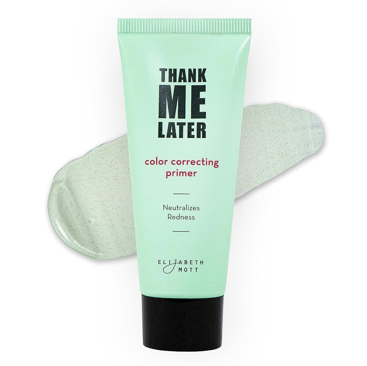 Elizabeth Mott Thank Me Later Color Correcting Face Primer w Niacinamide, Neutralizes Uneven Skin Tone and Facial Redness - Grips Makeup for Long-Lasting Wear and a Hydrating Glow - Cruelty-Free, 30g - Image 3