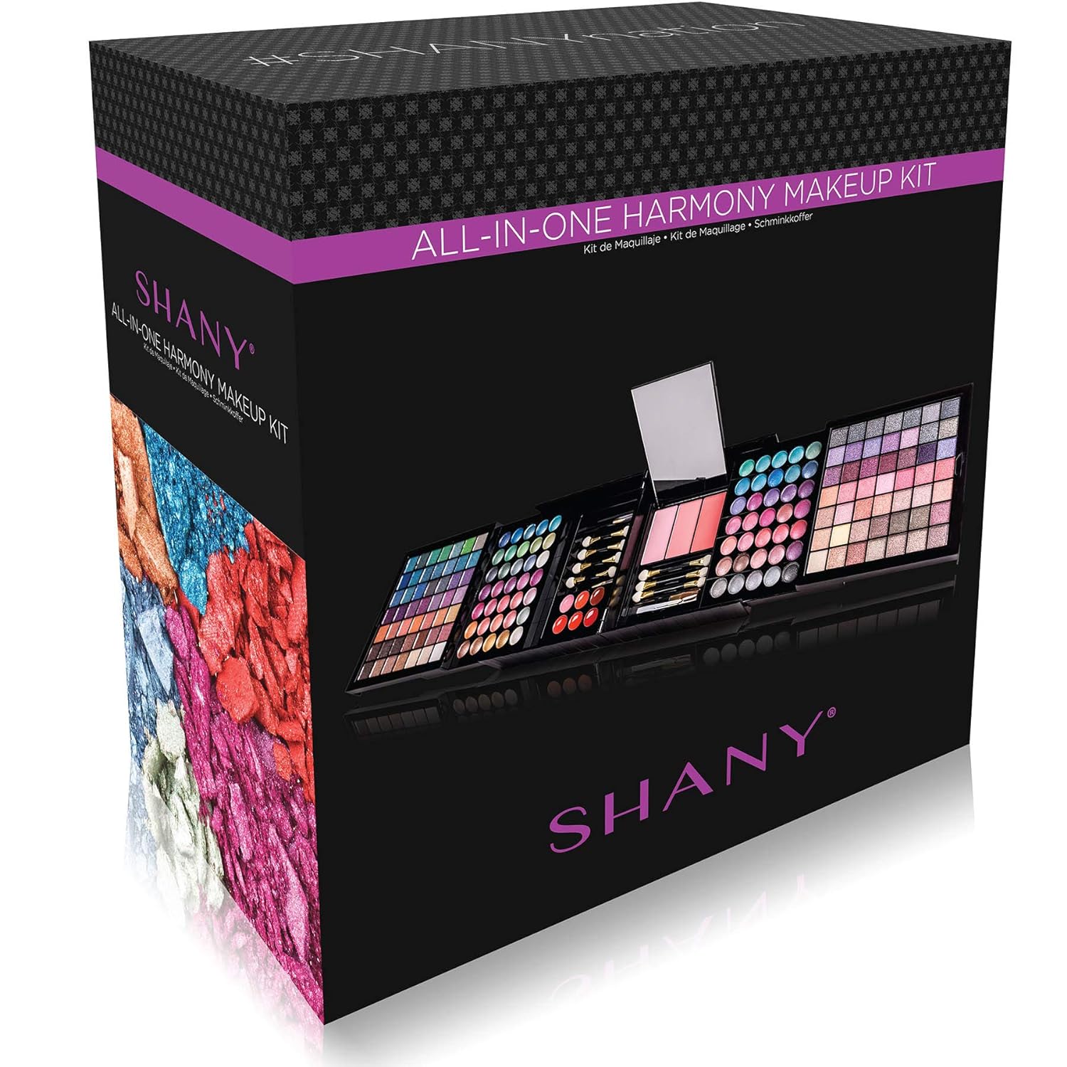 SHANY All In One Harmony Makeup Set - Ultimate Color Combination - Eyeshadows, Blush Powder, Lip-gloss Lipstick, Mini Makeup brushes, Makeup applicators, HOLIDAY GIFT IDEA - New Edition - Image 7