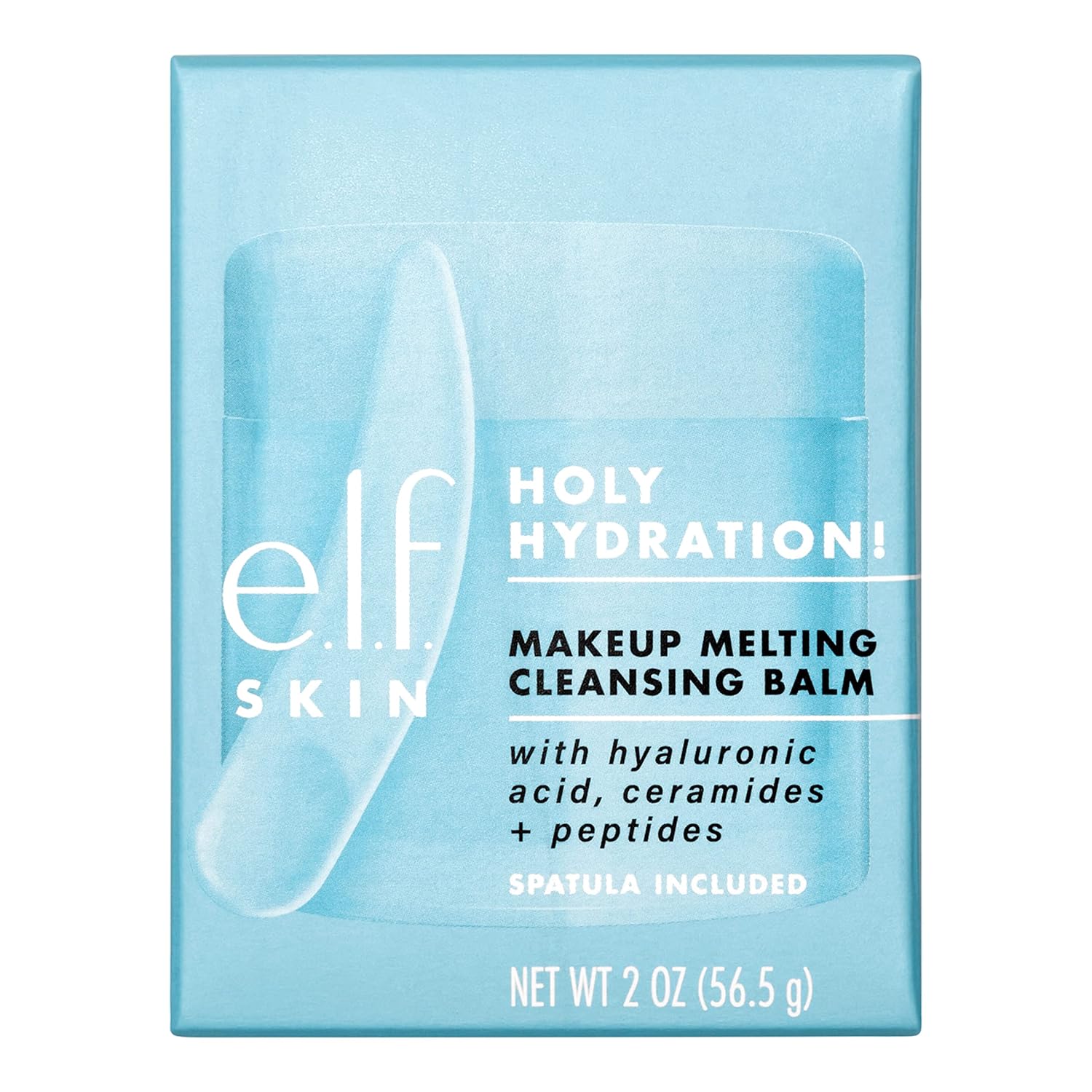 e.l.f. Holy Hydration! Makeup Melting Cleansing Balm, Face Cleanser & Makeup Remover, Infused with Hyaluronic Acid to Hydrate Skin, 2 Oz - Image 6
