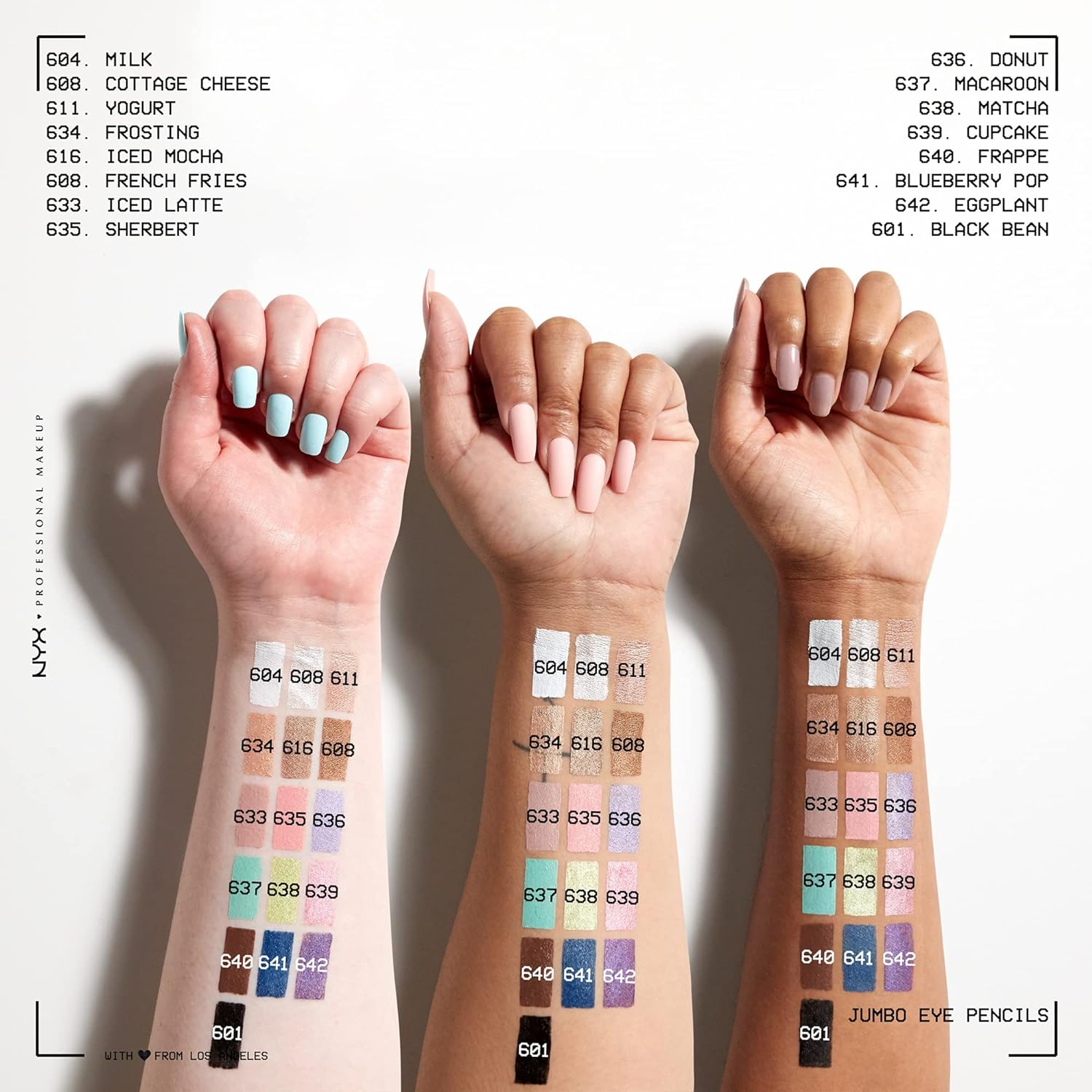 NYX PROFESSIONAL MAKEUP Jumbo Eye Pencil, Blendable Eyeshadow Stick & Eyeliner Pencil - Milk - Image 6