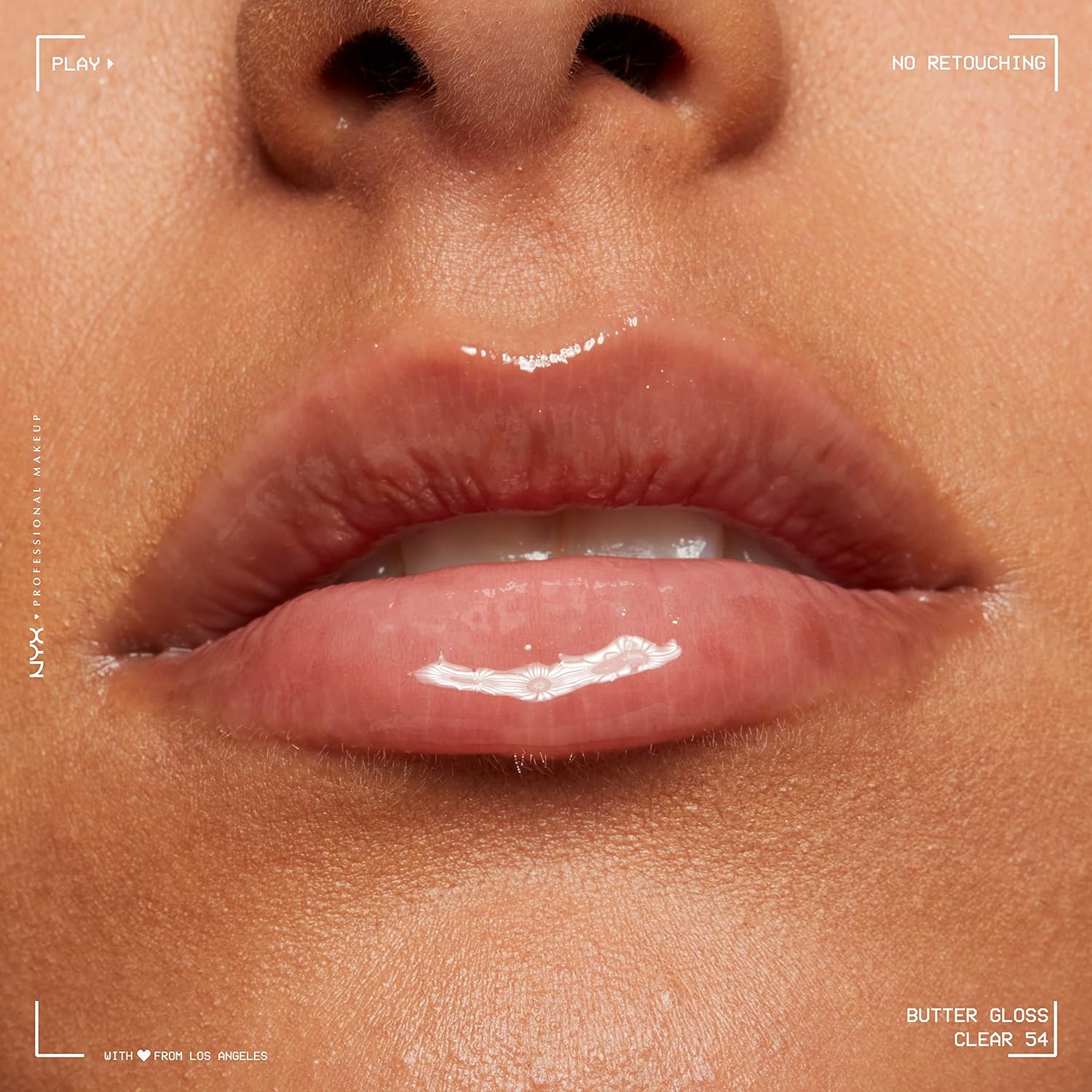 NYX PROFESSIONAL MAKEUP Butter Gloss, Non-Sticky Lip Gloss - Sugar Glass (Clear) - Image 9