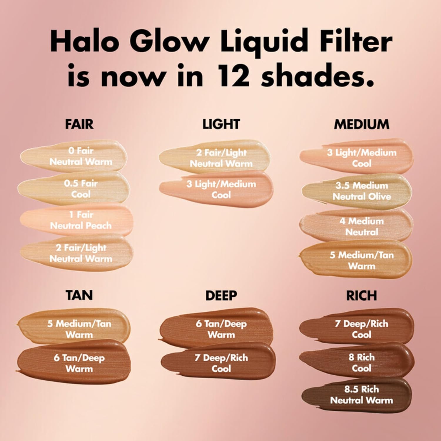 e.l.f. Halo Glow Liquid Filter, Complexion Booster For A Glowing, Soft-Focus Look, Infused With Hyaluronic Acid, Vegan & Cruelty-Free, 5 Medium/Tan - Image 2