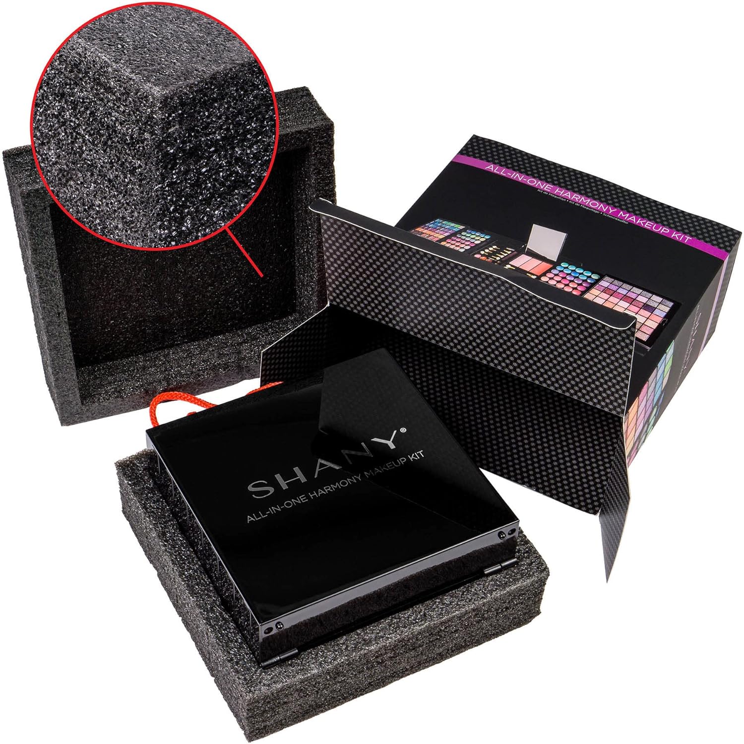 SHANY All In One Harmony Makeup Set - Ultimate Color Combination - Eyeshadows, Blush Powder, Lip-gloss Lipstick, Mini Makeup brushes, Makeup applicators, HOLIDAY GIFT IDEA - New Edition - Image 6