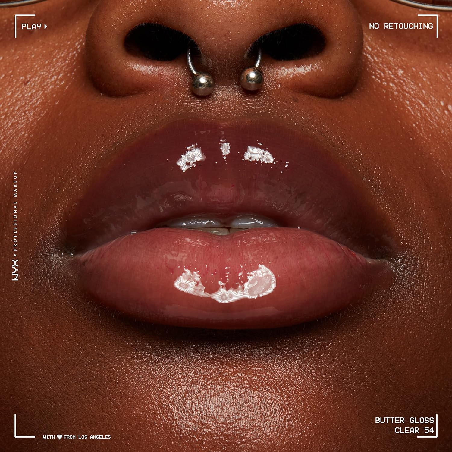 NYX PROFESSIONAL MAKEUP Butter Gloss, Non-Sticky Lip Gloss - Sugar Glass (Clear) - Image 8