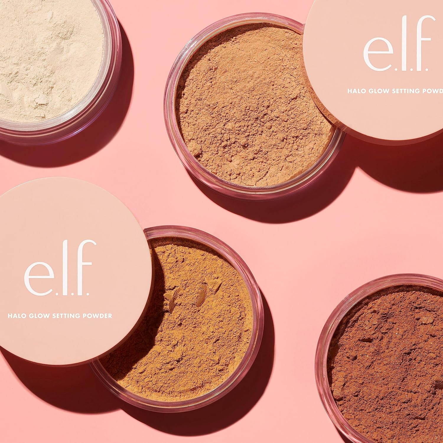 e.l.f., Halo Glow Setting Powder, Silky, Weightless, Blurring, Smooths, Minimizes Pores and Fine Lines, Creates Soft Focus Effect, Medium, Semi-Matte Finish, 0.24 Oz - Image 5