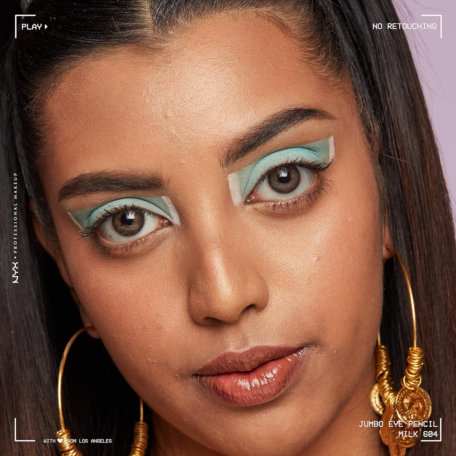 NYX PROFESSIONAL MAKEUP Jumbo Eye Pencil, Blendable Eyeshadow Stick & Eyeliner Pencil - Milk - Image 2